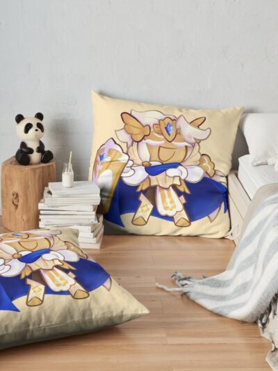 Cookie Run Kingdom Madeleine Cookie Throw Pillow Official Cookie Run Kingdom Merch