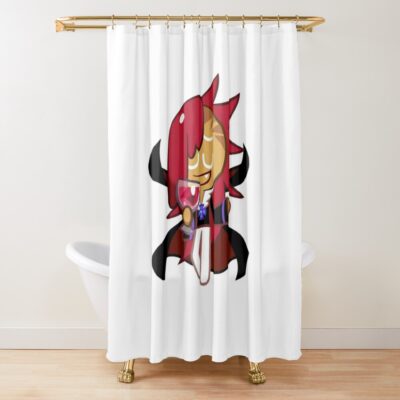 Vampire Cookie! Cookie Run Kingdom Shower Curtain Official Cookie Run Kingdom Merch