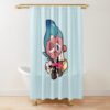 Sorbet Shark Cookie! Cookie Run Kingdom Shower Curtain Official Cookie Run Kingdom Merch