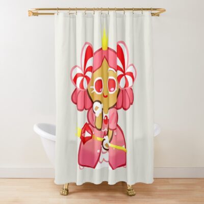 Princess Cookie! Cookie Run Kingdom Shower Curtain Official Cookie Run Kingdom Merch