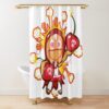 Cherry Cookie ! Cookie Run Kingdom Shower Curtain Official Cookie Run Kingdom Merch