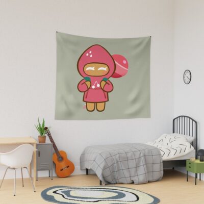 Strawberry Cookie! Cookie Run Kingdom Tapestry Official Cookie Run Kingdom Merch